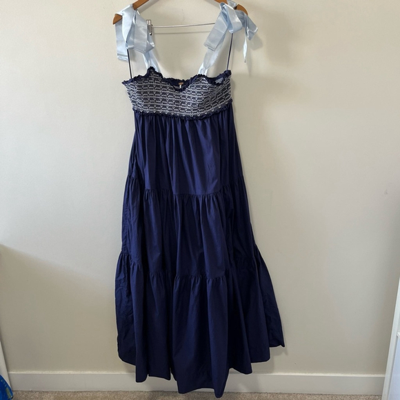 NWOT Bluebell Solid Maxi Dress in Eclipse Size M - Picture 6 of 13